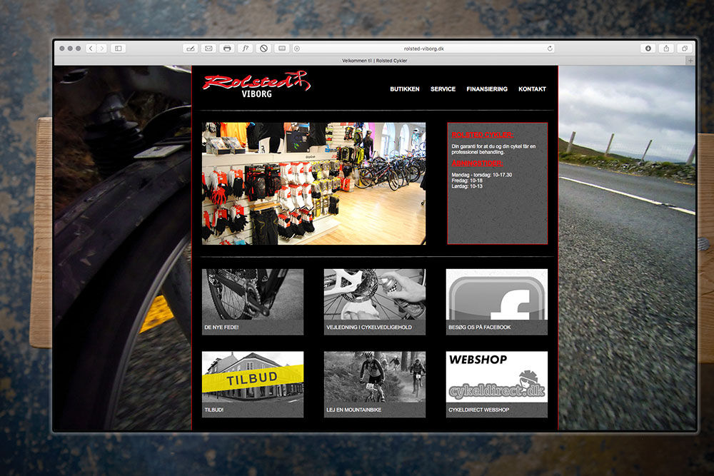 Rolsted Cykler website | KATAPULT